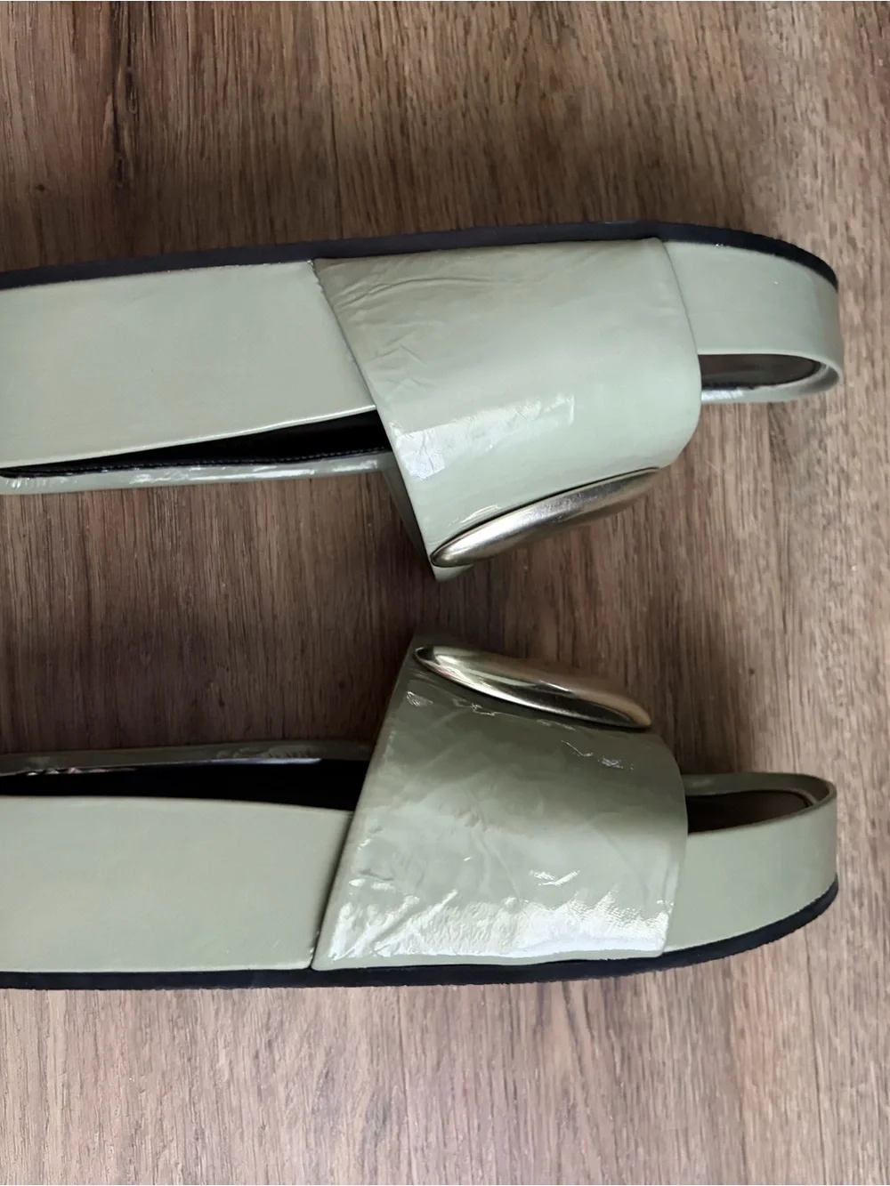 NWOB TORY BURCH PATOS PLATFORM SLIDE SANDALS Sz 10